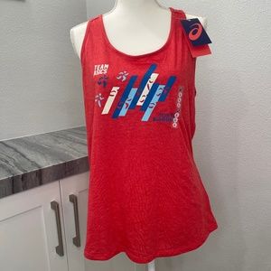 Women's Asics Retro Runner Racerback Tee - Size L